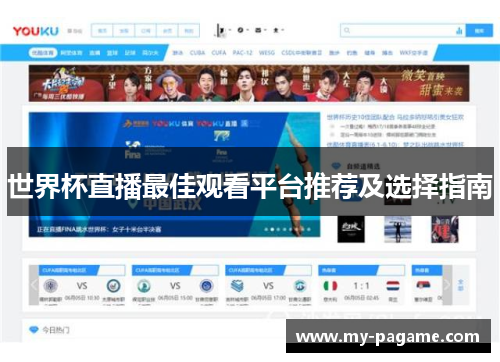 世界杯直播最佳观看平台推荐及选择指南